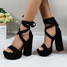 X 56222 One Buckle Platform Sandals һ�ֿ���Ь �羳ŷ��