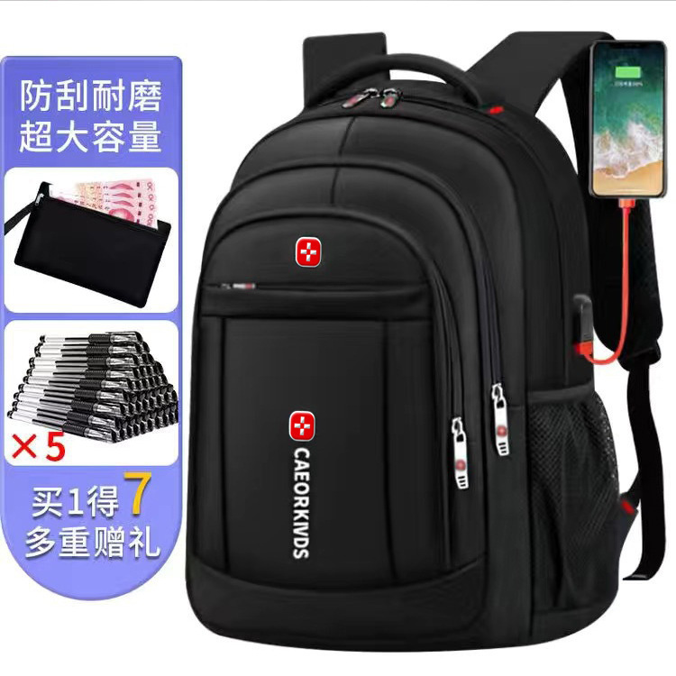 Hombres mochila 15 pulgadas mayorista de negocios ocio bolsas de computadora de gran capacidad al aire libre bolsa de viaje bolsa de estudiantes