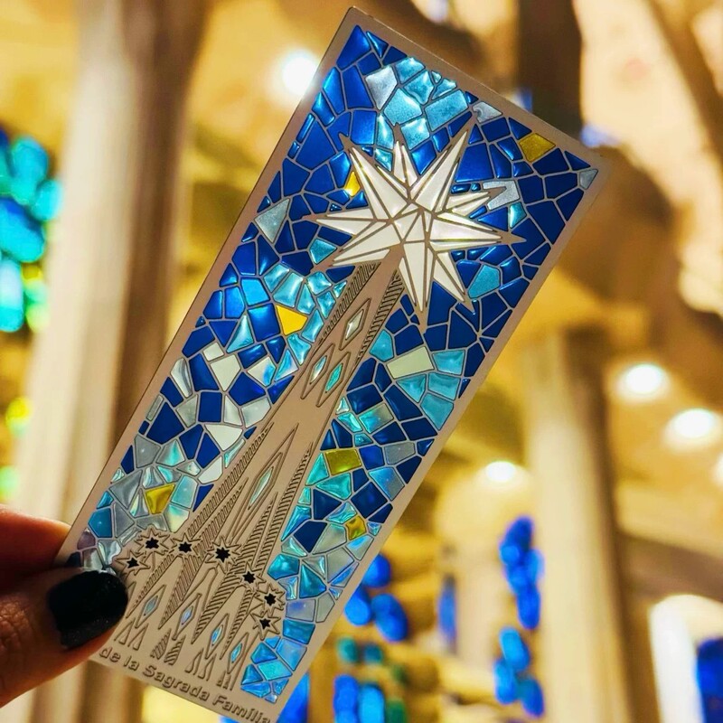 Spain's Casa Milà Sagrada Família Metal Bookmark Gaudí Toy Souvenir Barcelona Bookmark