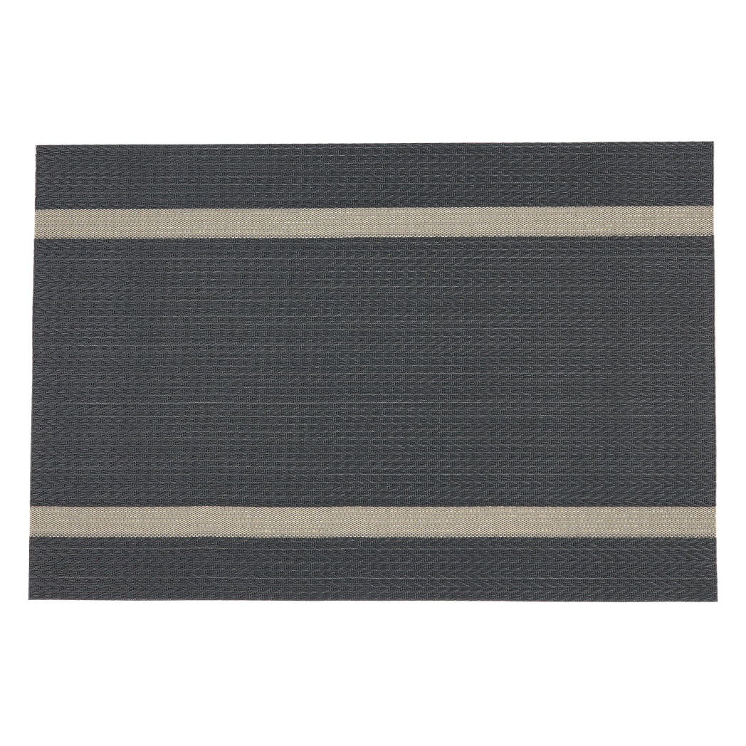 Borde de oro rayado PVC Western placemat luz creativa estera de mesa de lujo simple todo partido estera de mesa hogar caja de regalo mantel