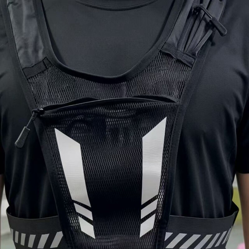 Reflective Large-Capacity Cycling Backpack, Outdoor Sports Breathable Chest Bag, Running Portable Mobile Phone Bag Reflective Large-Capacity Cycling Backpack, Outdoor Sports Breathable Chest Bag, Running Portable Mobile Phone Bag