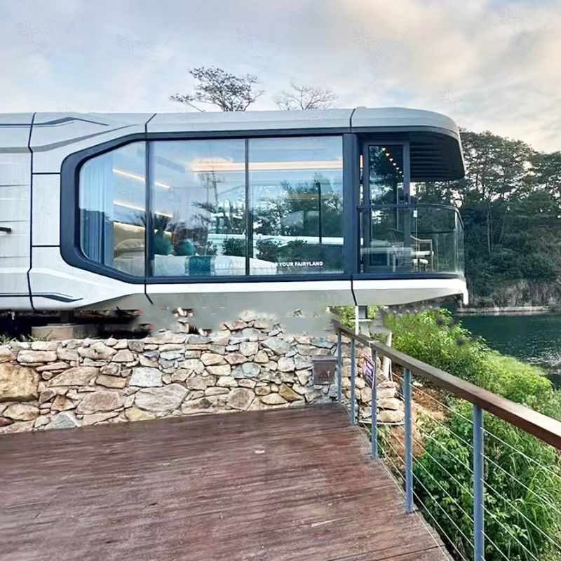 Hongye en línea de lujo B & B diseño micro CASA Espacio cápsula característica B & B experiencia inmersiva camping futuro fabricante de cabina