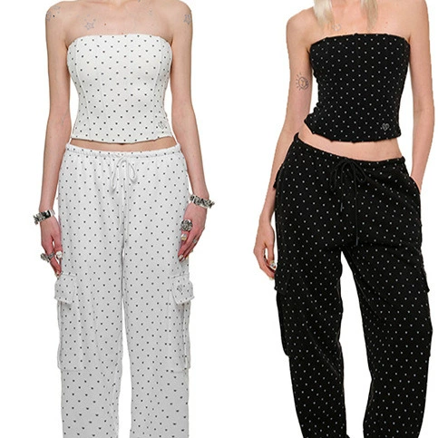 1JINN STUDIO Топ без рукавов с кошачьими когтями и рыбьей костью, обтягивающий топ без рукавов с эластичной резинкой на талии для женщин