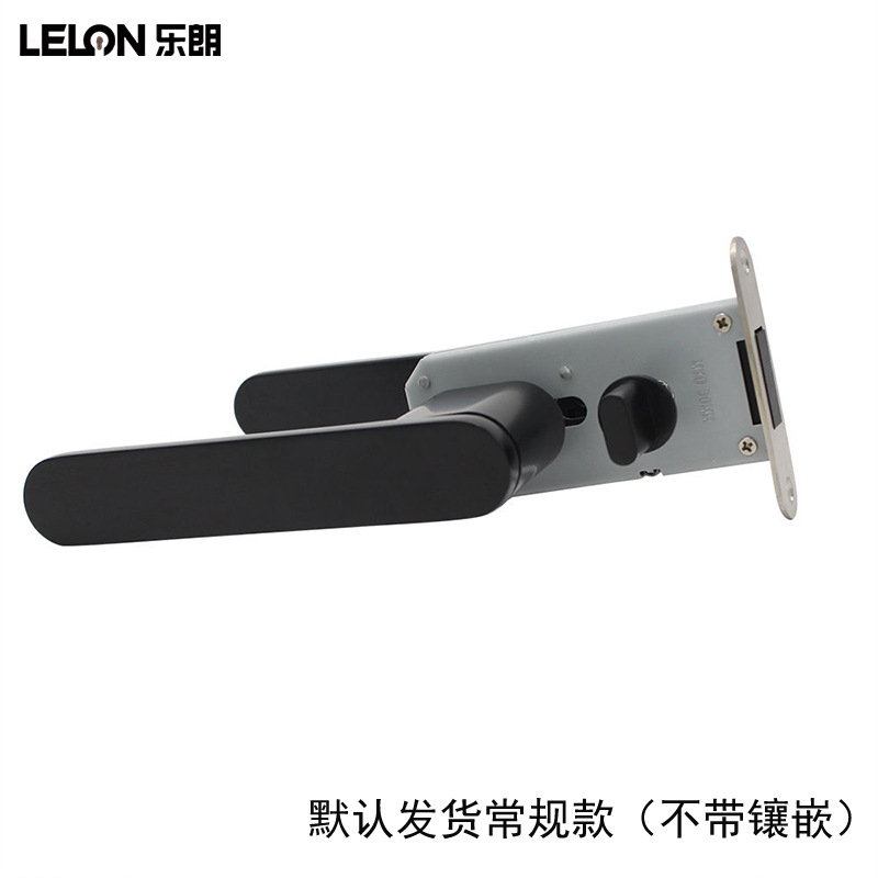 Cerradura de puerta de madera ecológica minimalista italiana con manija de puerta incrustada sin llave cerradura de puerta de absorción de baño cerradura de puerta de dormitorio
