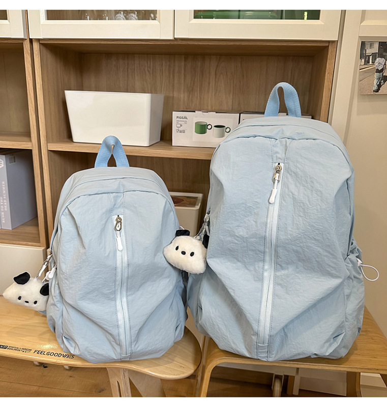 日本インス カレッジスタイル 無地ランドセル 女子高校生 大学生 シンプル 軽量 小型ランドセル バックパック|undefined