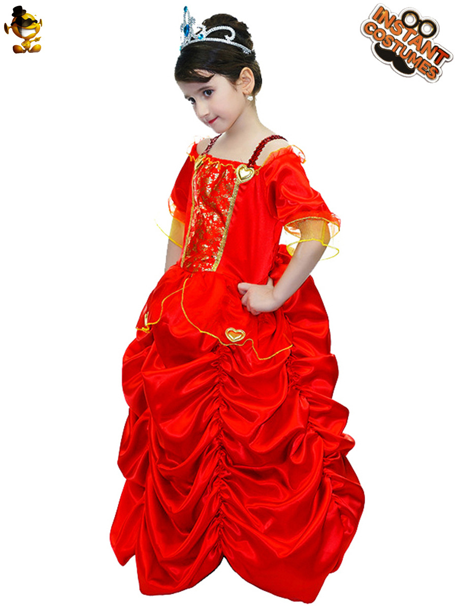 Niña niños princesa vestido niñas princesa Europea etapa rendimiento partido traje Cosplay Halloween