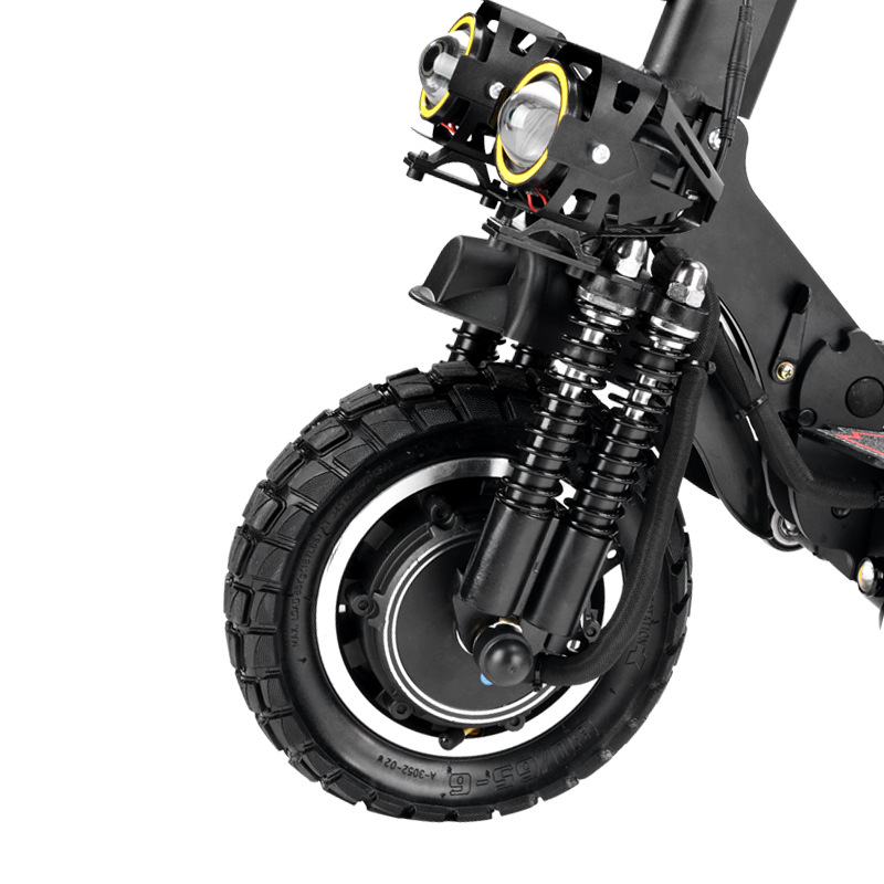 Electric Off-Road Scooter for Adults, Rechargeable, Foldable, Unisex Scooter, Battery-Powered, Seatless Mobility Scooter, Balance Scooter