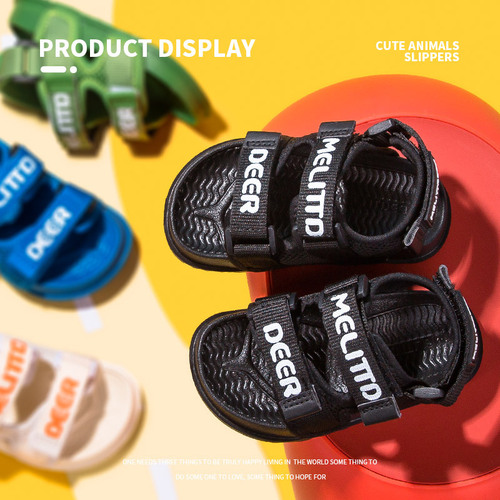 Fawn Milli Sandals Baby Outdoor Boys and Girls Soft Sole Cute Beach Breathable Mesh Sandals