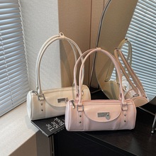 小众保龄球手提包包女2025夏季新款时尚简约辣妹通勤单肩斜挎女包