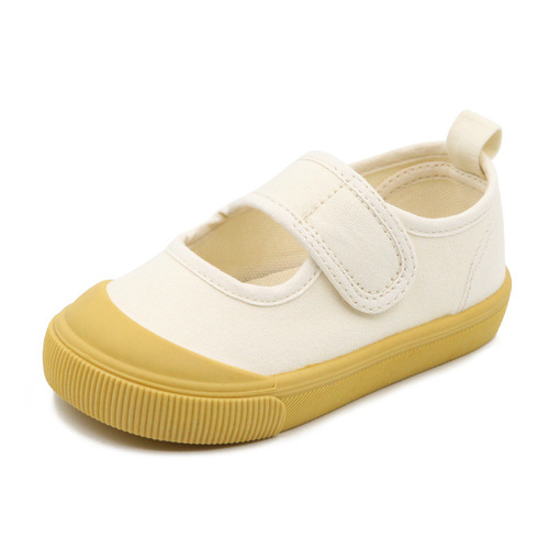 ts children's shoes spring and autumn children's shallow canvas shoes boys' sneakers girls' cloth shoes soft bottom baby kindergarten indoor shoes