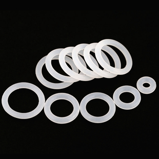 1/1.5/2/2.5/3mm white transparent O-ring waterproof rubber gasket silicone gasket elastic small aprON