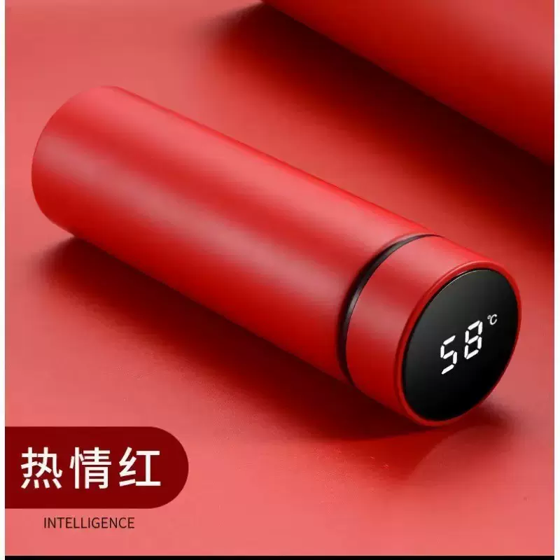 智能测温保温杯logo礼品304不锈钢商务男士泡茶杯便携水杯高档