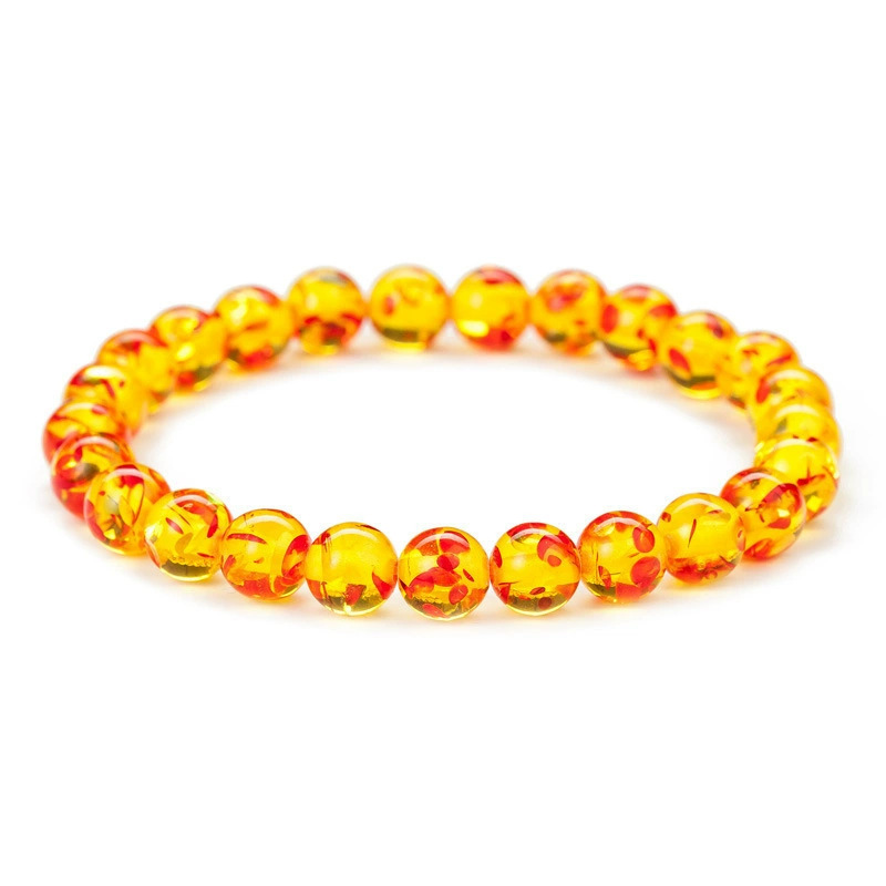 Factory direct supply anti-amber bracelet flower amber bracelet cross-border best selling hot bracelet yoga bracelet in stock wholesale