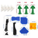 Cross-border hot selling rubber nozzle glass plastic rubber nozzle set glue tip mouth door window caulking and beautiful seam glue gun tool
