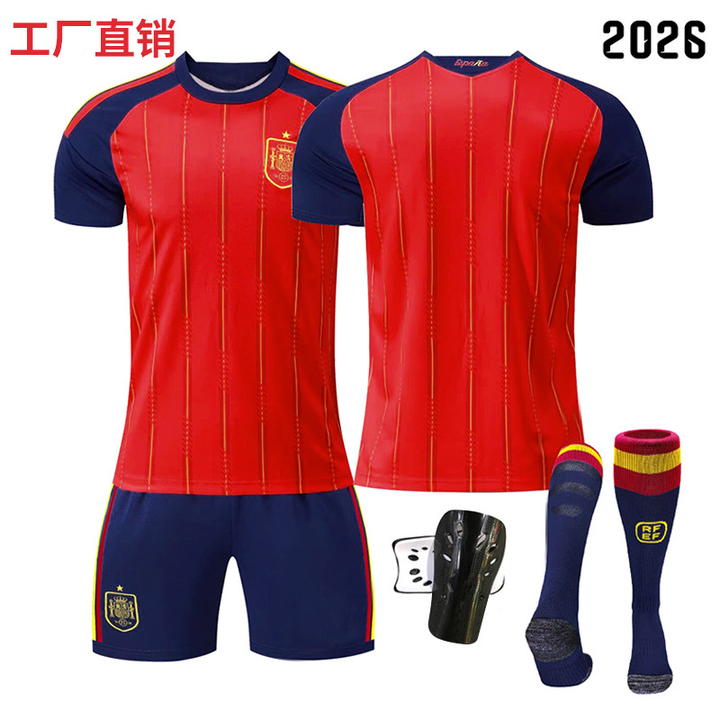 Fábrica al por mayor 2026 Copa del Mundo de la camiseta nacional española # 9 Yamal # 20 Pedri camiseta de fútbol
