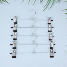 金属浸胶裤架防滑贴边裤夹不锈钢架子裤挂衣架无痕铁艺可伸缩裤夹