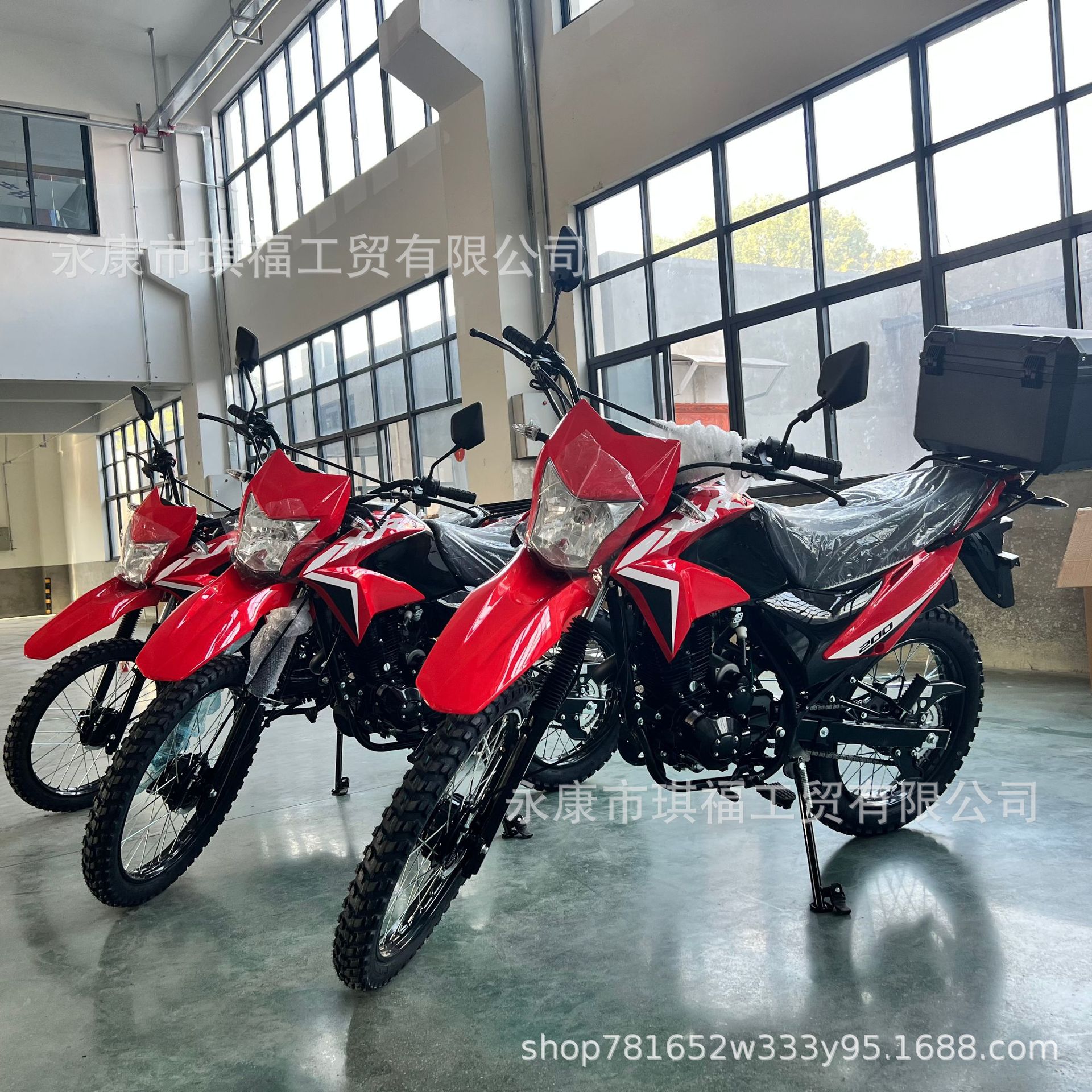 Motocicleta Brasil de 200cc de exportación transfronteriza de motocicleta de montaña todo terreno