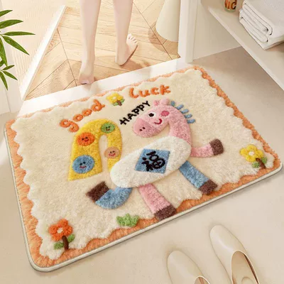 Mats and Floor Mats for Delivery, Avtomobil döşəmə paspasları - happiness-plus-4060cm-thick-imitation-cashmere