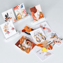 创意耳环卡片纸展示卡展示架 耳饰卡纸耳线耳夹卡片吊牌耳钉标签