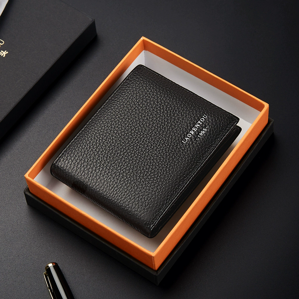 Водительский кошелек Мужская сумка Кожа Короткое удостоверение личности