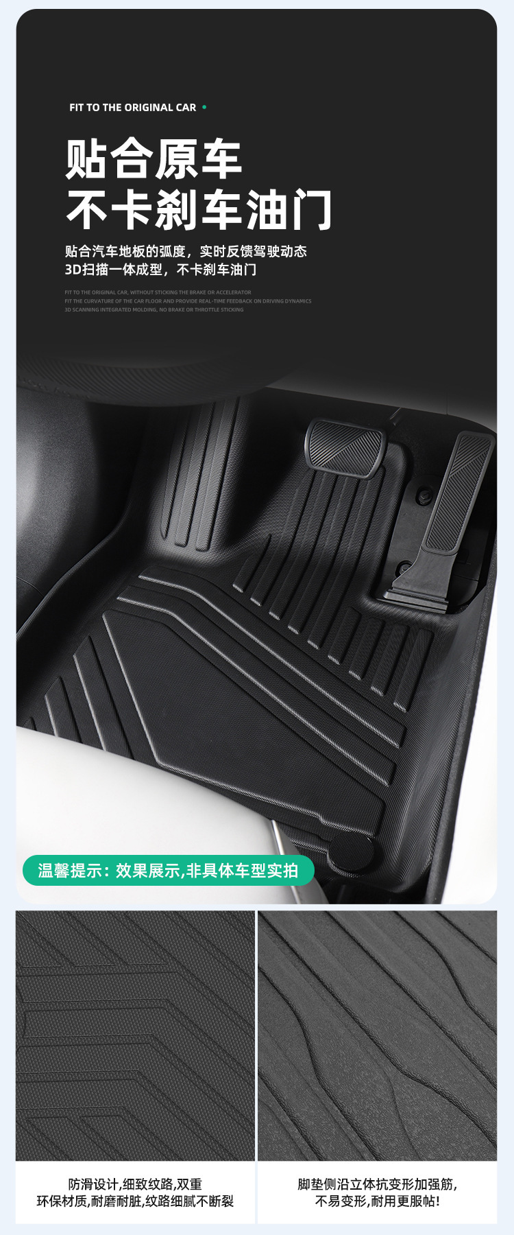 Suitable for 26 Models of Zeekr 8X Car Floor Mats, Tpe Floor Mats, Special Car-Specific Waterproof, Anti-Slip, Eco-Friendly Trunk Mats