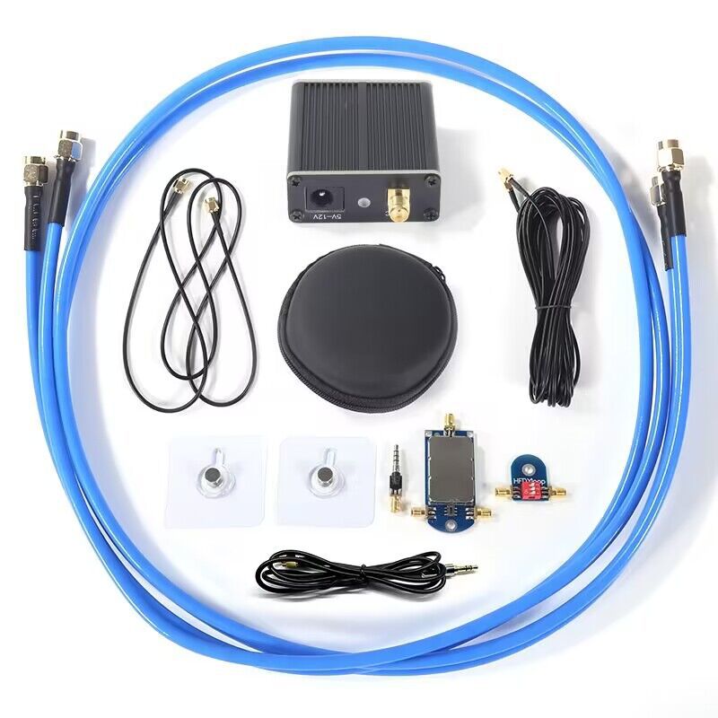 小环天线50K-500MHz全频段环形有源接收天线HF AM FM VHF UHF SDR