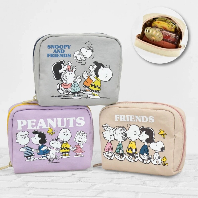 In-Stock Cartoon Puppy Print Makeup Bag, Sanitary Napkin Pouch, Earphone and Data Cable Multifunctional Storage Bag, Small Coin Purse