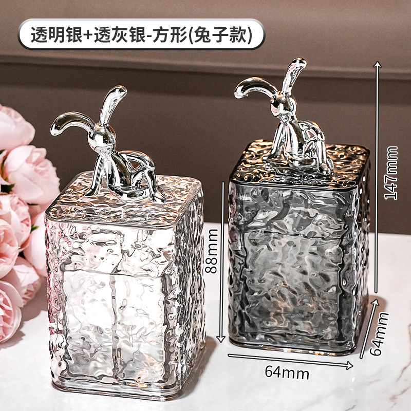 Caja de palillos de dientes premium de lujo ligero, tubo de palillos de dientes 2024, nueva lata de palillos de dientes de alta gama para el hogar, caja de hilo de dientes, caja de almacenamiento de palillo de algodón