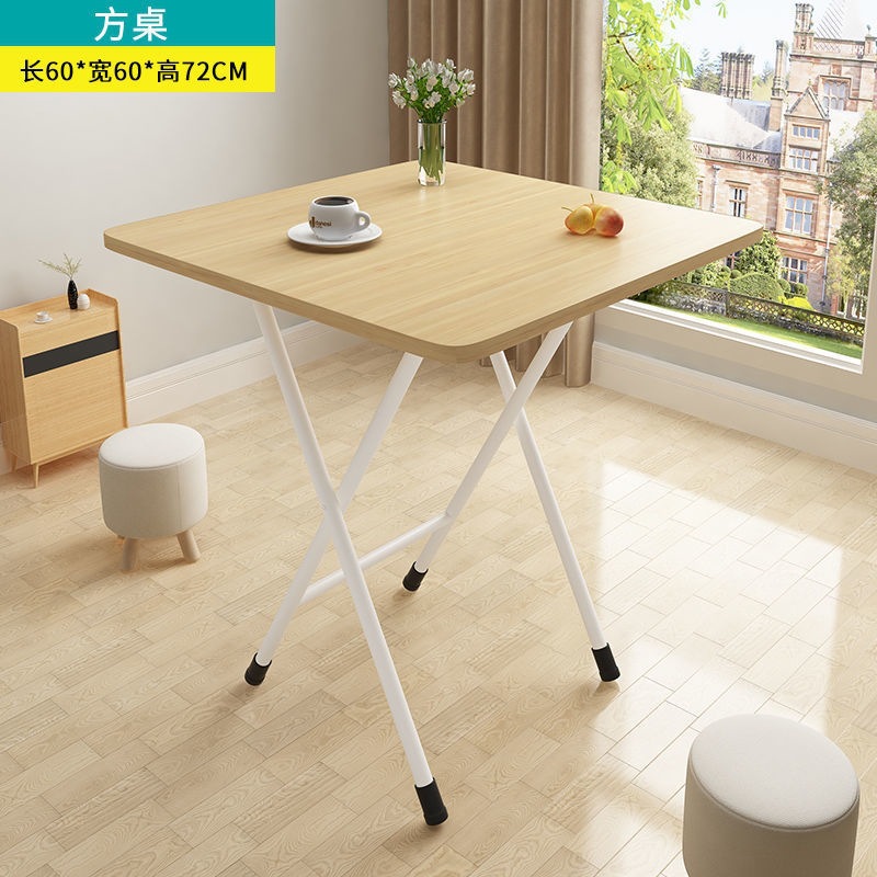 Fábrica de venta directa mesa plegable mesa de comedor plegable dormitorio mesa de estudio dormitorio mesa de comedor casera mesa al aire libre