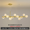 Creative coffee bar LED starry sky for living room, fashionable ceiling lamp, lights