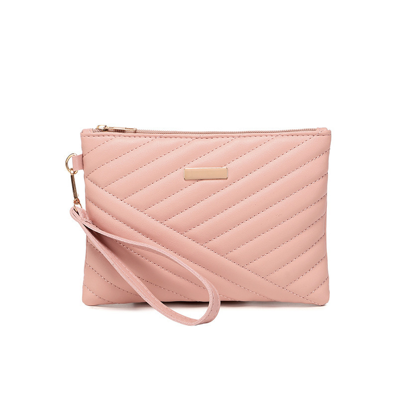 Bolso de Mano y Celular Bordado para Mujer de PU, Bordado, Plegable, para Uso Diario