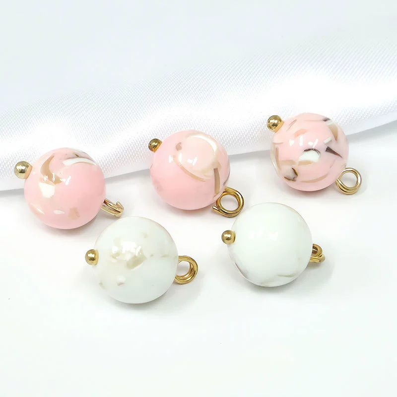 Ретро китайский стиль Cheongsam Круглые бусины пуговицы натуральные нефритовые шарики премиум-класса бусины рубашки