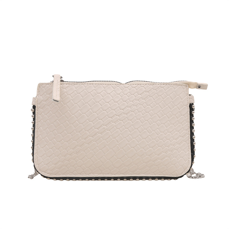 Diseño de moda bolso de hombro tejido estilo occidental color sólido 2025 nuevo temperamento retro fresco textura de axila bolso de mensajero