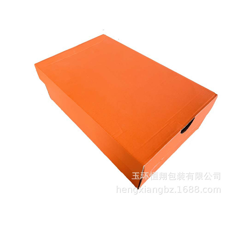 厂家直供彩印折叠鞋盒批发加厚纸盒彩色纸箱