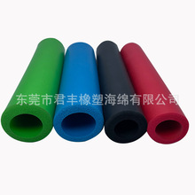 手机支架防撞保护矽胶套管高密度NBR橡塑泡棉手把套黑蓝红绿色