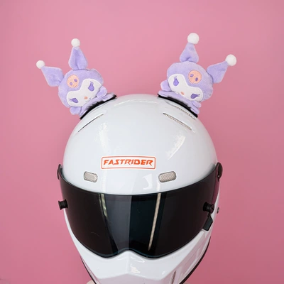 Motosiklet dəbilqələri Cinnamon Dog Accessories Electric Vehicle - a-pair-of-coolomi-without-helmet