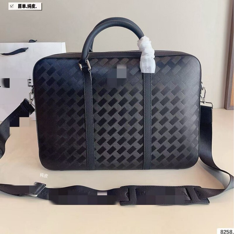 Direct Supply Cross-Border m Lv Men's Bag Messenger Bag Genuine Leather Black Warrior Three-In-One Men's Bag Box Bag Chain Bag Pillow Bag