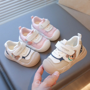 Infant Toddler Shoes 2025 Female Baby sneaker Mesh Cartoon Male Baby Toddler Shoes Non-slip Shoes for Hair