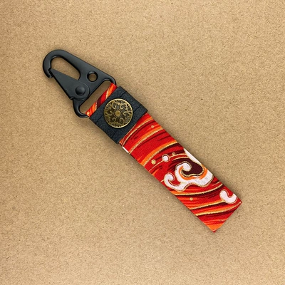 chain modification Universal, Car key bag - eagle-mouth-keychain-wave-red