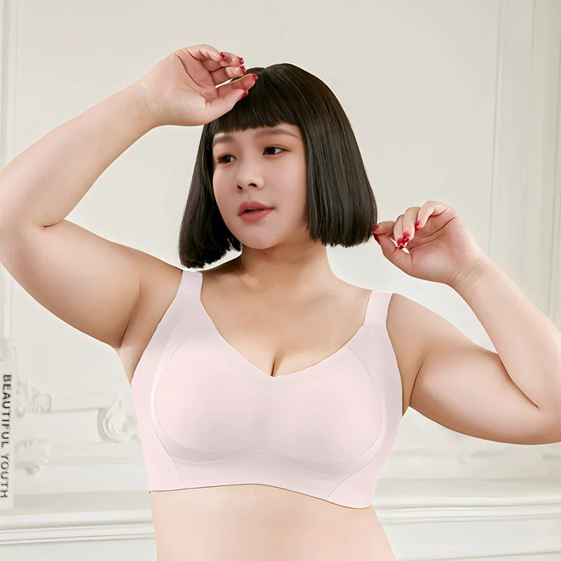 无 Women's plus size bra Бюстгальтер бесшовный