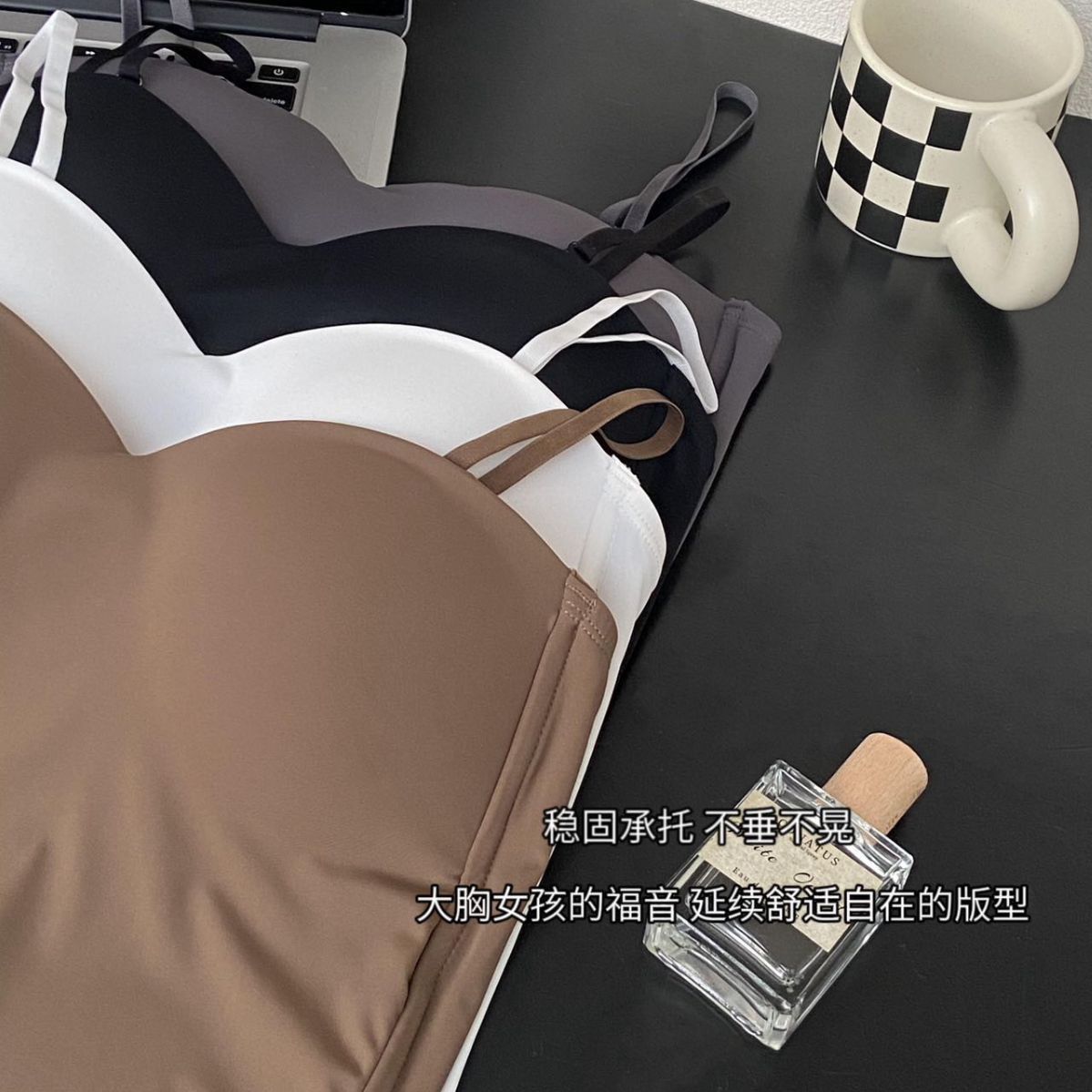 Plus size women's clothing chubby girl wireless ice silk camisole inner wear with chest pad bottoming outer wear underwear women's vest