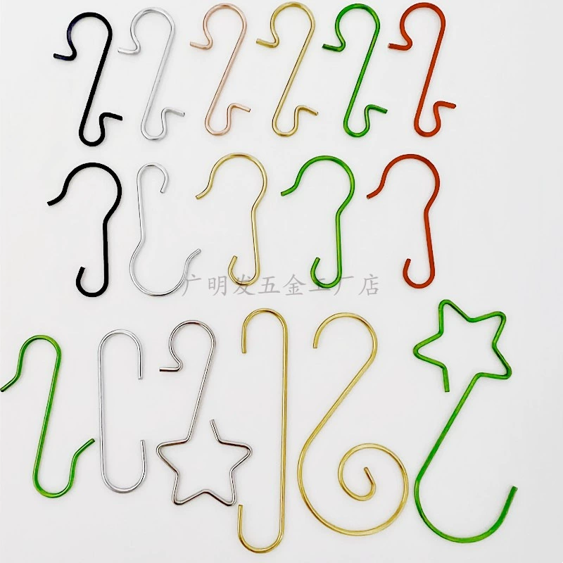 В наличии Горячие Продажи Amazon Горячий Крючок Из Нержавеющей Стали Рождественское Украшение Крючок Рождественская Елка Кулон Красочный S Крюк