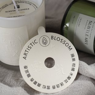 Dust-Proof Cover, Custom-Made Scented Candle Cover, Custom-Made Special Paper Card, Sulfuric Acid Paper, Logo Printing, Special Paper, Free Shipping
