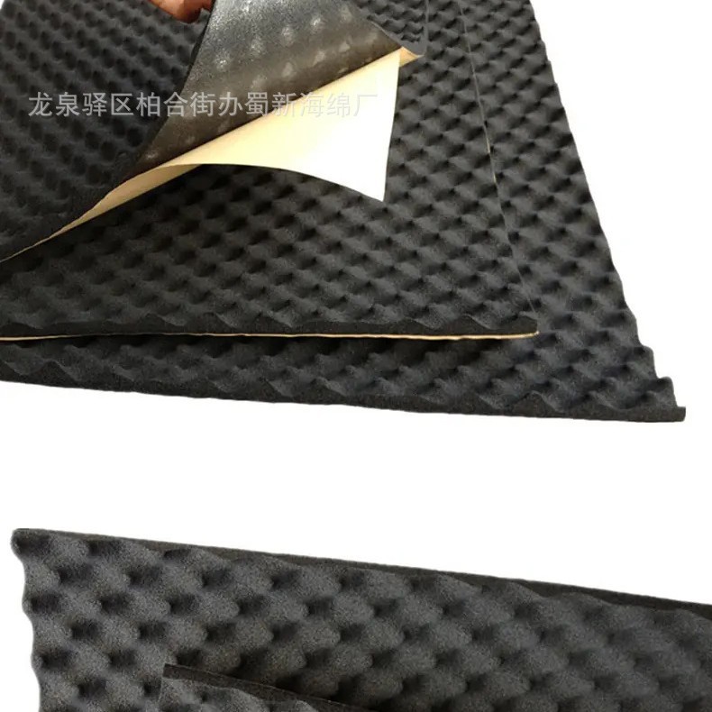 厂供不干胶吸音海绵/粘胶吸音海绵/背胶吸音海绵/单面胶吸音海绵