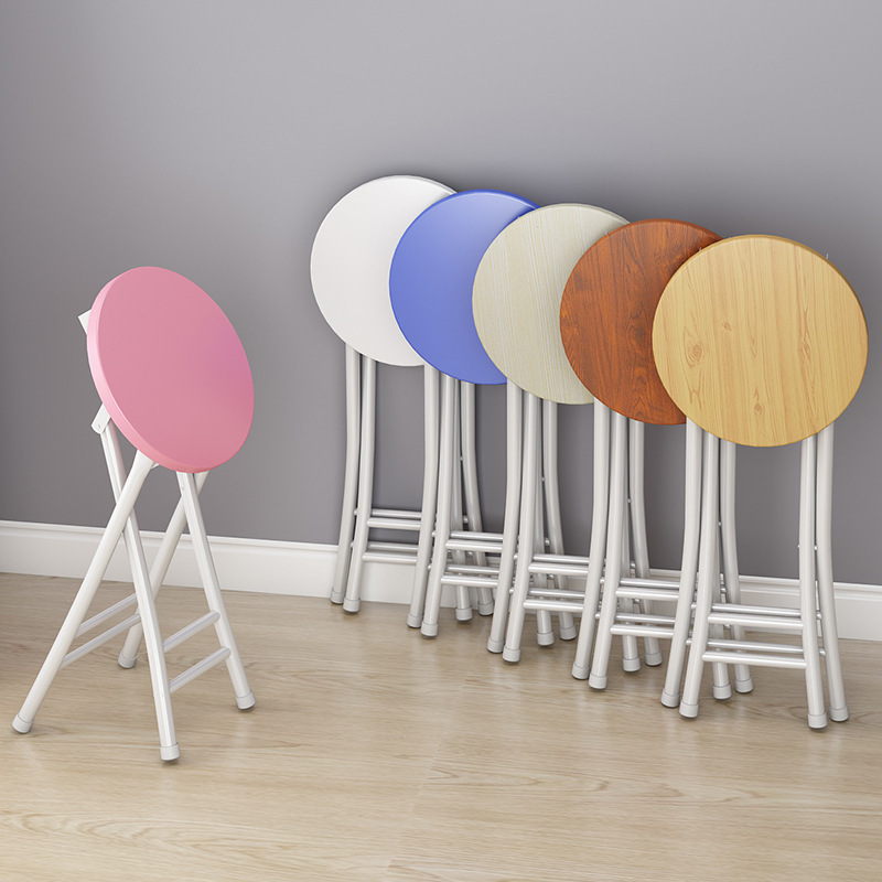 Silla plegable silla de comedor casera silla de descanso de ocio silla de respaldo de dormitorio taburete silla portátil para adultos