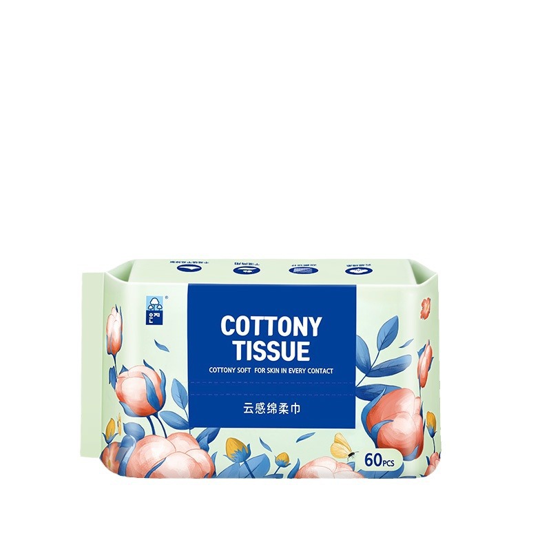 Enzhi nube toalla suave 150mm × 200mm(60 hojas/paquete nueva fecha tejido facial cara toallitas de lavado