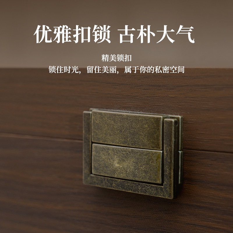 现货大容量24格胡桃木纹手表盒整理盒子首饰一体收纳盒收藏展示盒|undefined