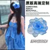 5621 Gradient Silk Flower Rose Hairpin-Ice Blue