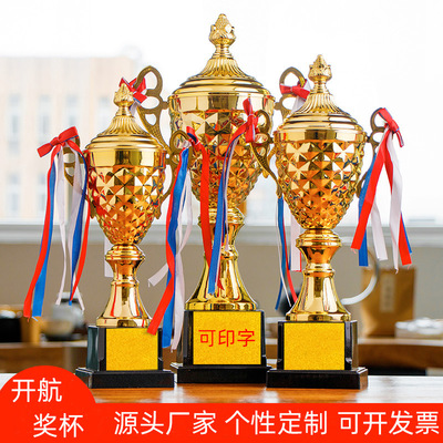 开航 Metal Trophy Enterprise Ежегодный конференция студенческих игр медаль Cross -Borkder Basketball Football Champions
