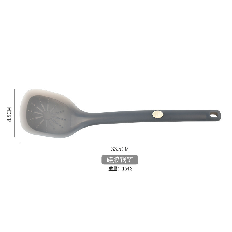新しいシリコンスパチュラ、ノンスティック調理キッチン用品、半透明、高温耐性、火傷防止、家庭用、キッチン調理、家庭用|undefined